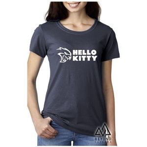 Dodge HellCat SRT Hello Kitty Ladies T-Shirt